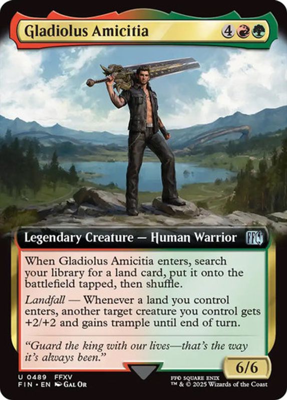 Gladiolus Amicitia (Extended Art) (Foil)